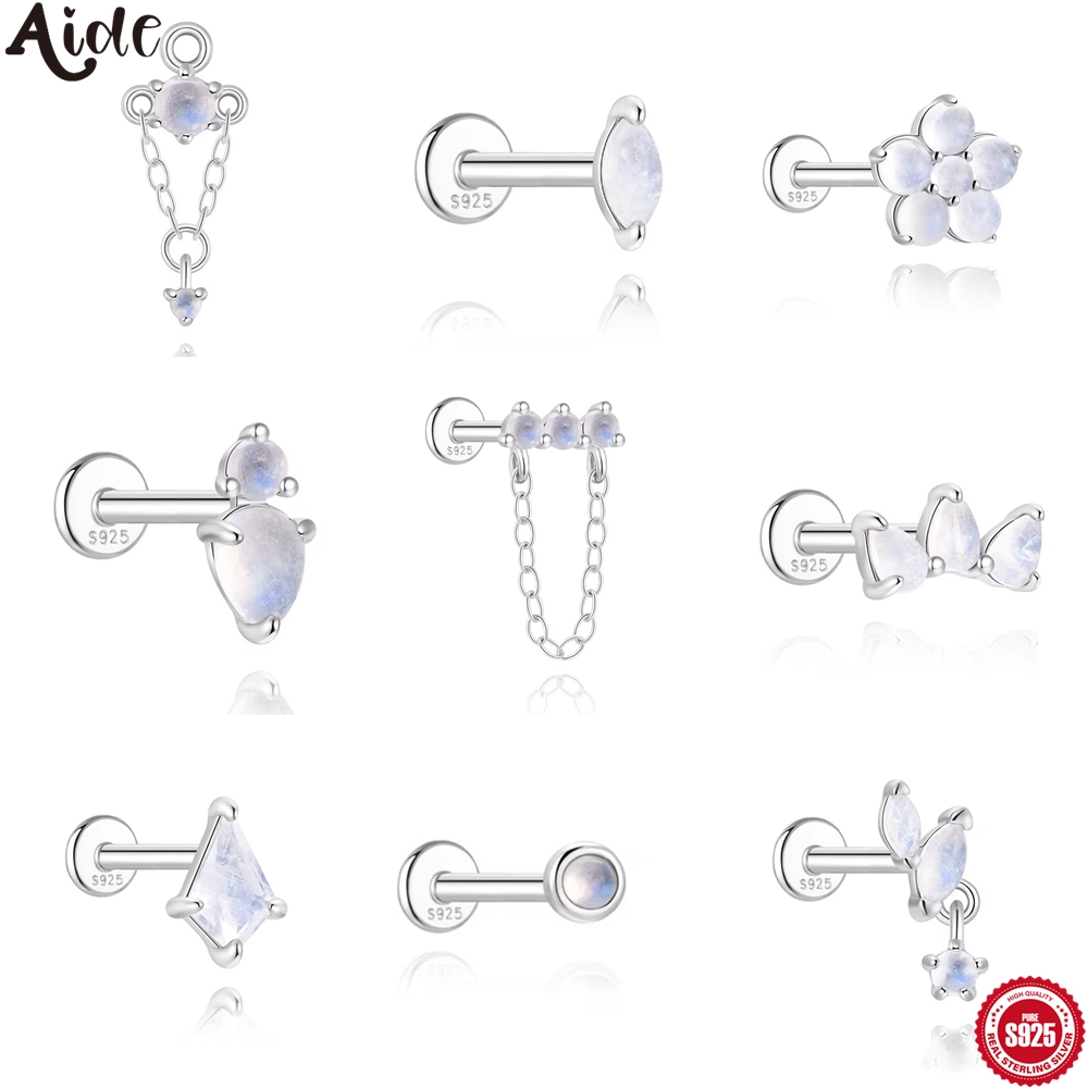 Body Jewelry Ear Piercing - Aide 925 ayar gümüş kulak kemik