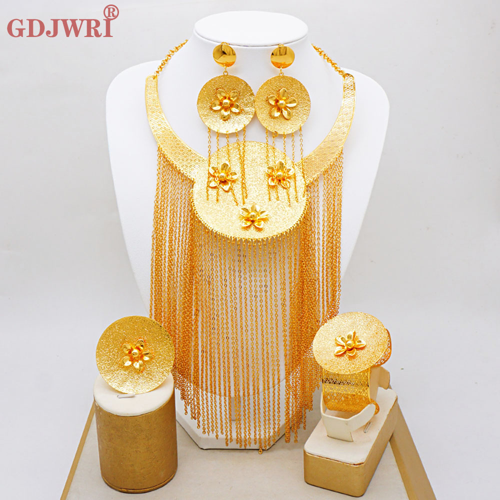 Body Jewelry Dubai - Nijerya Dubai Lüks Takı Uzun Geniş