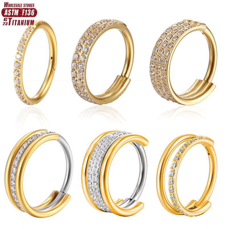 Body Jewelry Implant Grade Titanium - F136 Titanyum Burun Halkası İmplant Sınıf
