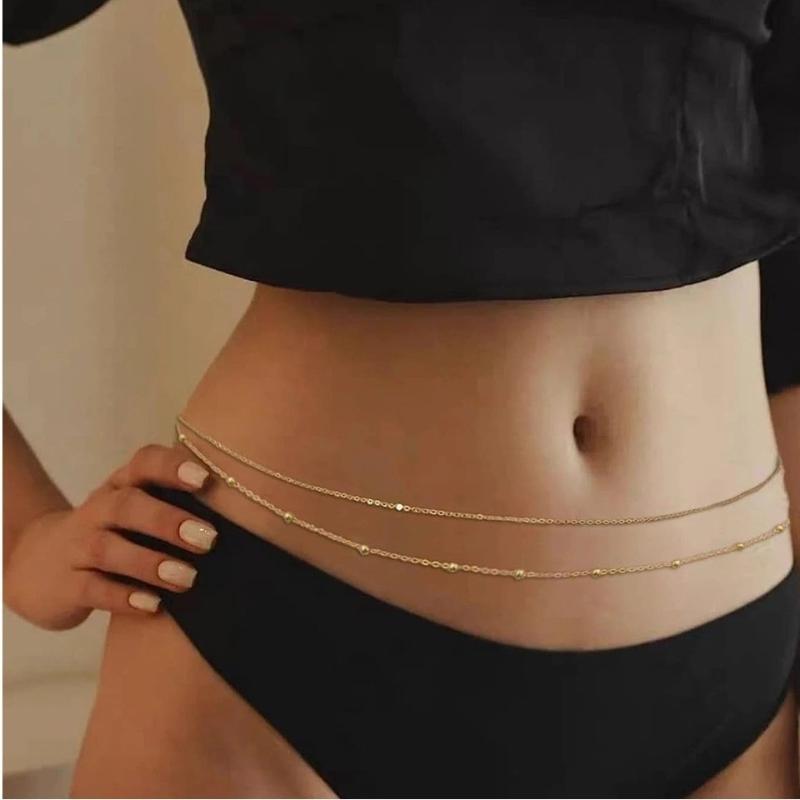 Body Jewelry Waterproof - Kadınlar için bel zinciri su geçirmez