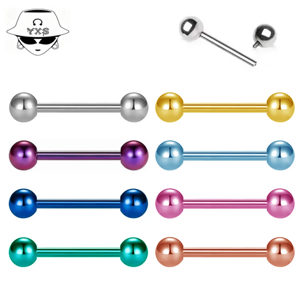 Body Jewelry Implant Grade Titanium - 2 adet/grup ASTM F136 Titanyum İmplant
