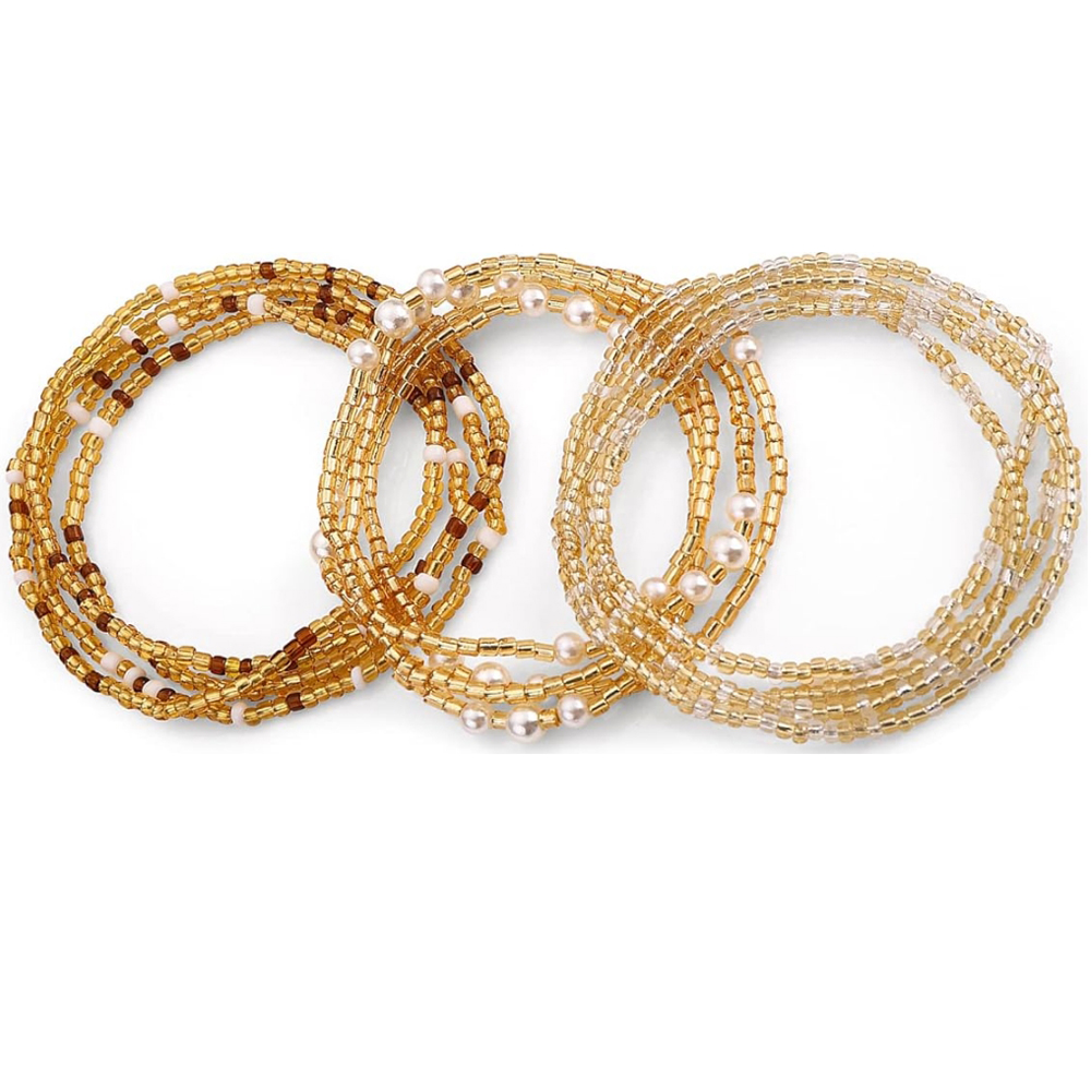 Body Jewelry In Bulk - Kadınlar için bel boncukları, elastik zincirli