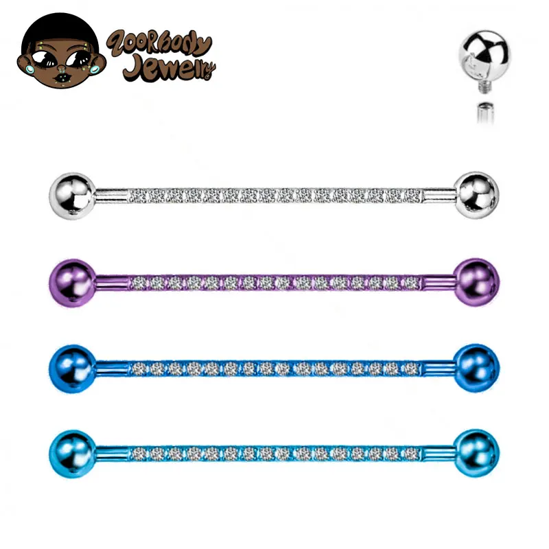 Body Jewelry Implant Grade Titanium - F136 İmplant Sınıf Titanyum 14G İç
