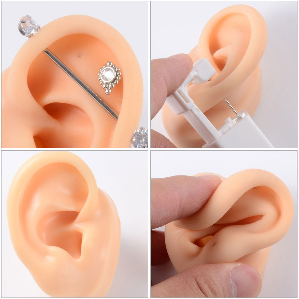 2 Adet Silikon Kulak Modeli Sa - Body Jewelry Ear Piercing incelemesi ve fiyatı