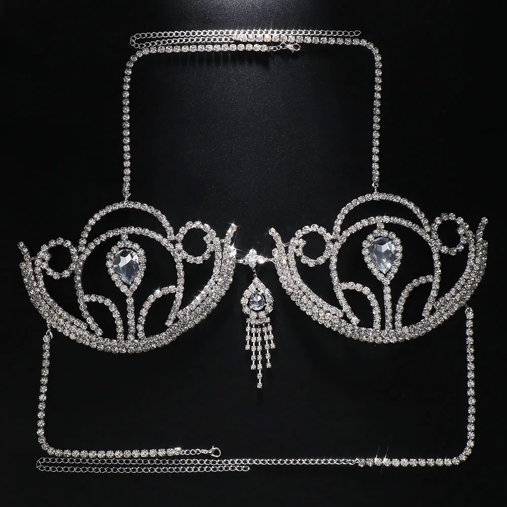 Lüks taklidi Bikini sutyen kad - Body Jewelry Bra incelemesi ve fiyatı