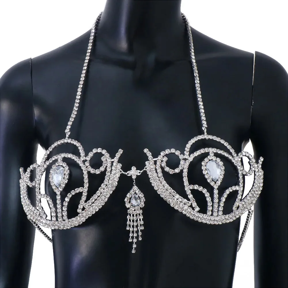 Lüks taklidi Bikini sutyen kad - Body Jewelry Bra incelemesi ve fiyatı