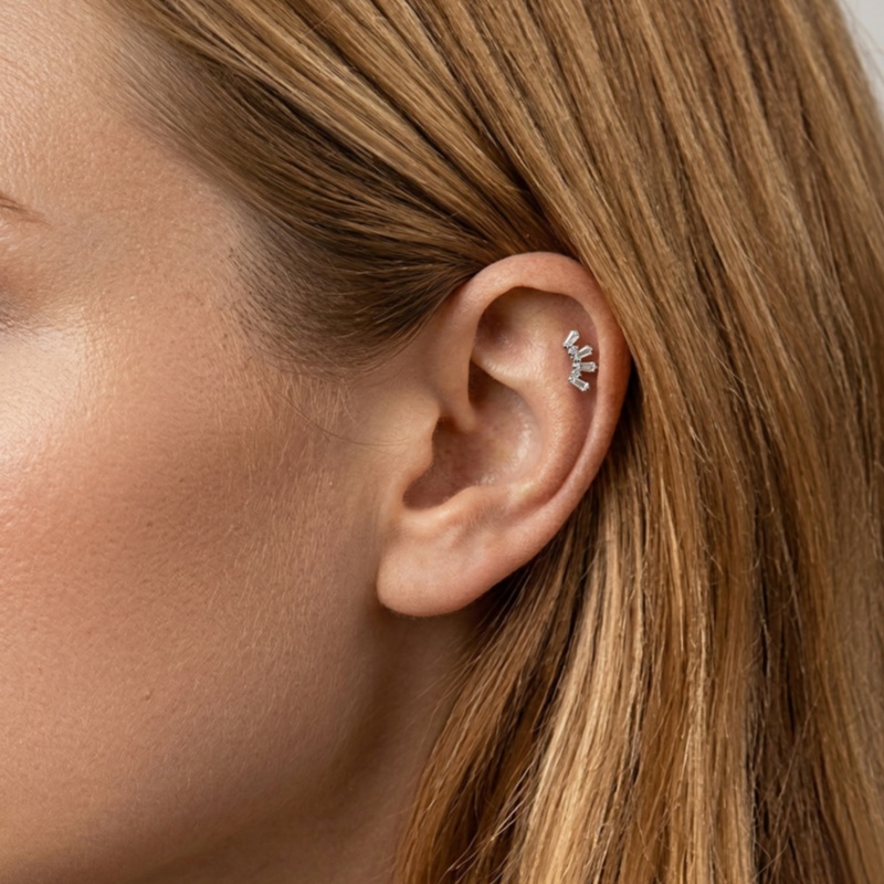 1 adet ASTM titanyum Helix pie - Conch Earring Hoop incelemesi ve fiyatı