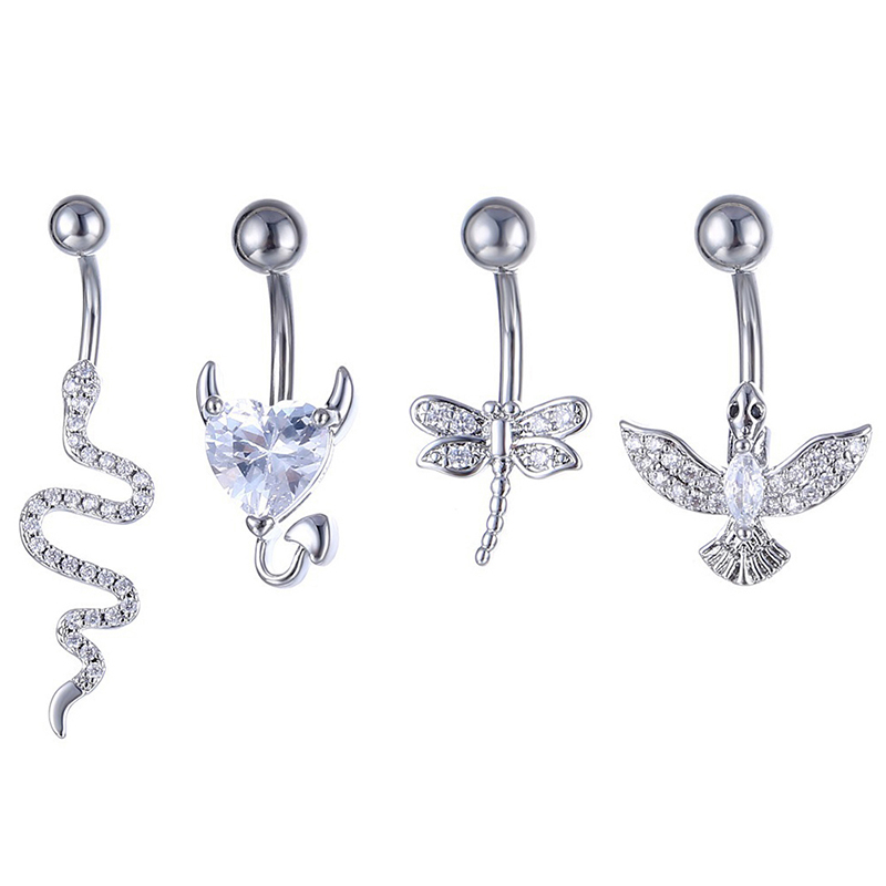 Kristal göbek göbek piercingi  - Body Jewelry Barbell incelemesi ve fiyatı