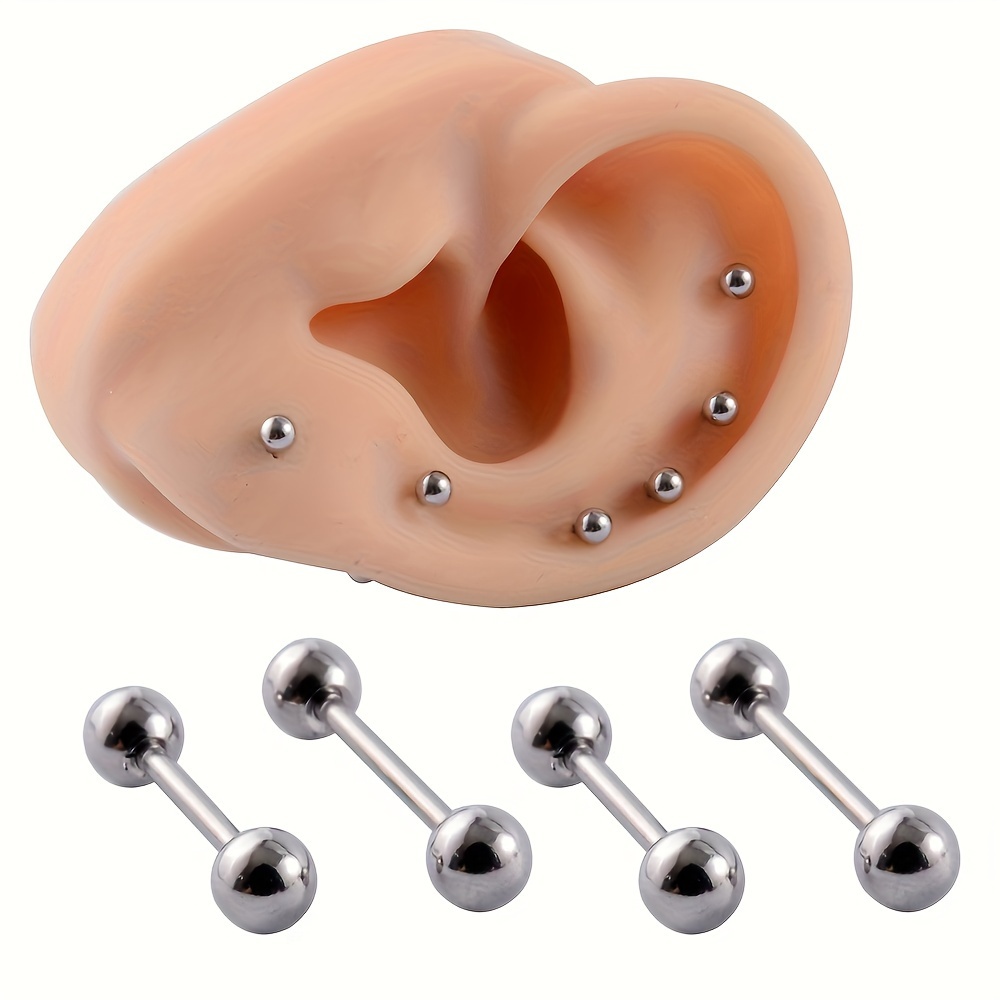 10 adet Minimalist Paslanmaz Ç - Body Jewelry Barbell incelemesi ve fiyatı