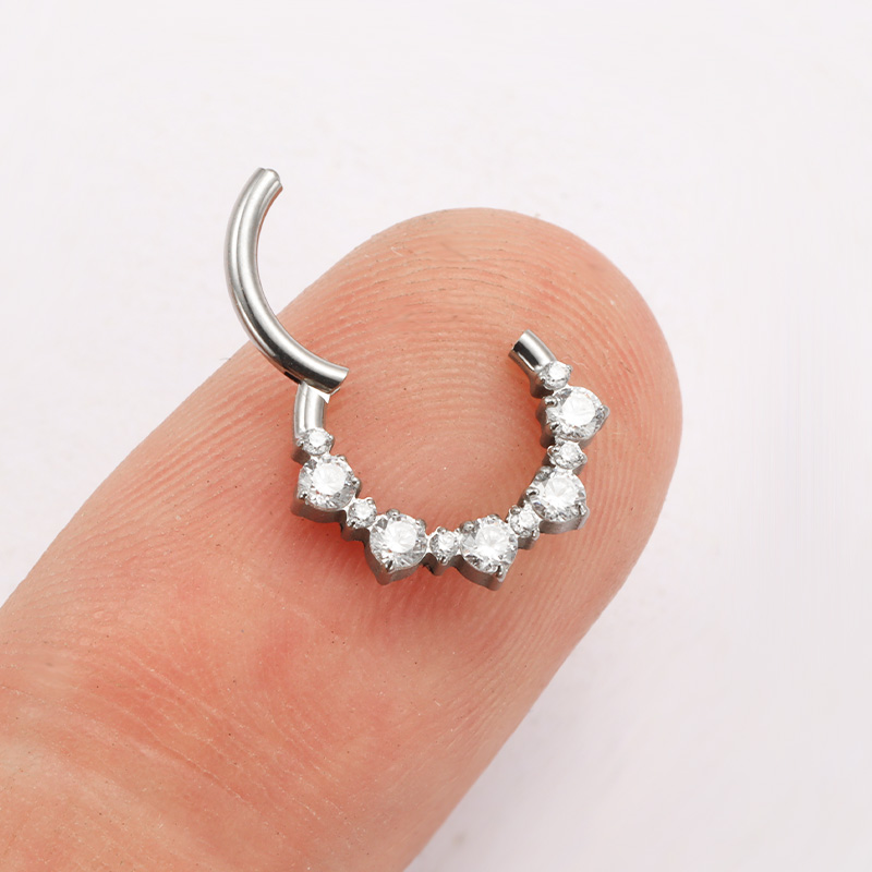 ASTM F136 Titanyum Daith Click - Septum Clicker Ring incelemesi ve fiyatı