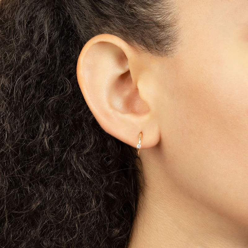 CRMYA altın gümüş renk daire k - Conch Earring Hoop incelemesi ve fiyatı