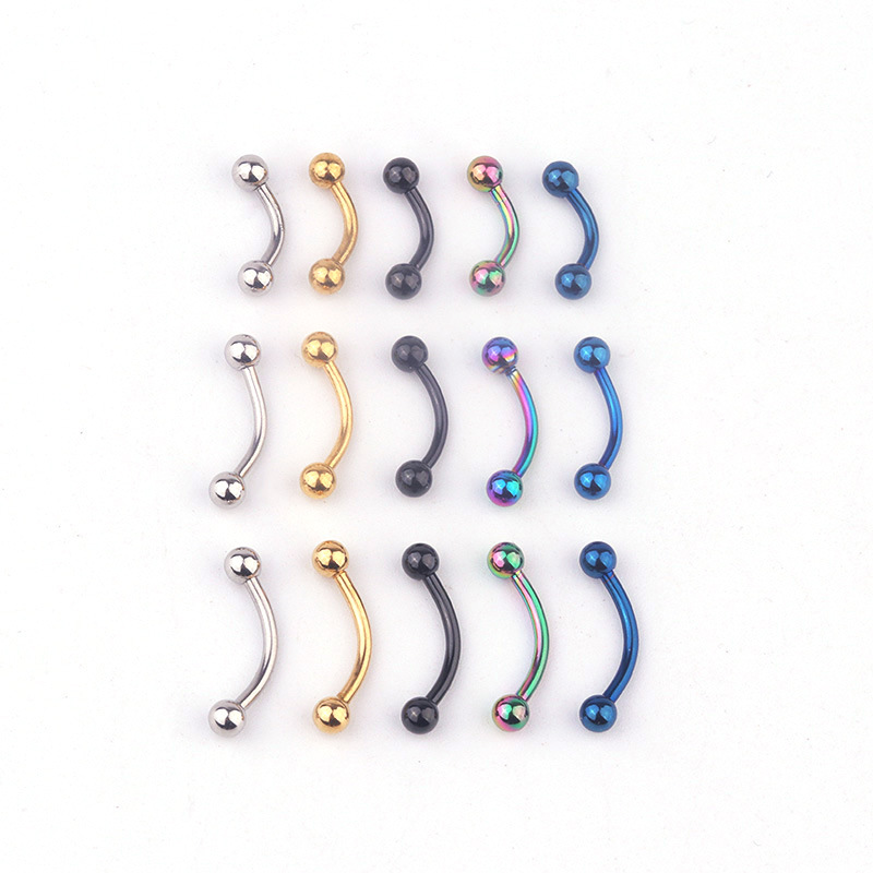 5 adet/grup 16G 316L Paslanmaz - Body Jewelry Barbell incelemesi ve fiyatı