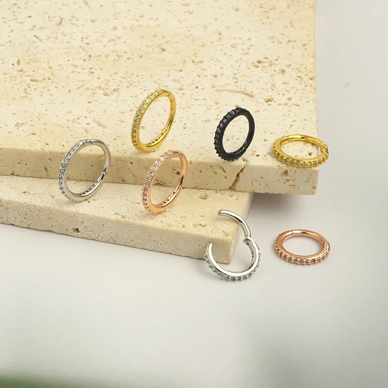 16G Şeffaf CZ Burun Halkası 31 - Body Jewelry Ear Piercing incelemesi ve fiyatı