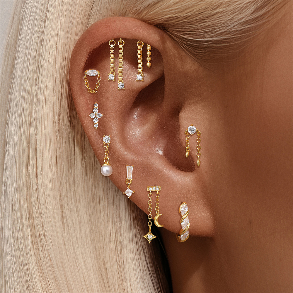 Aide 925 ayar gümüş kulak kemi - Body Jewelry Ear Piercing incelemesi ve fiyatı