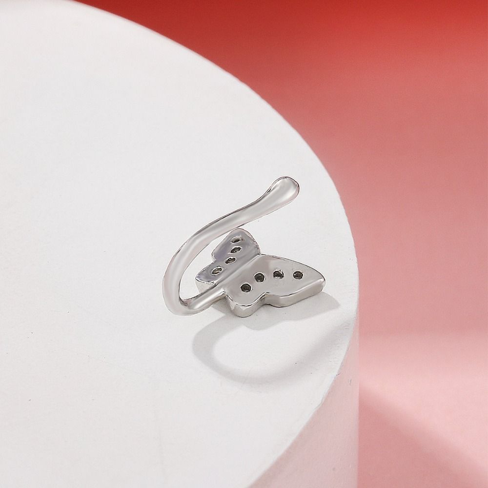 Yapay Elmas Kelebek Burun Halk - Body Jewelry Ear Piercing incelemesi ve fiyatı