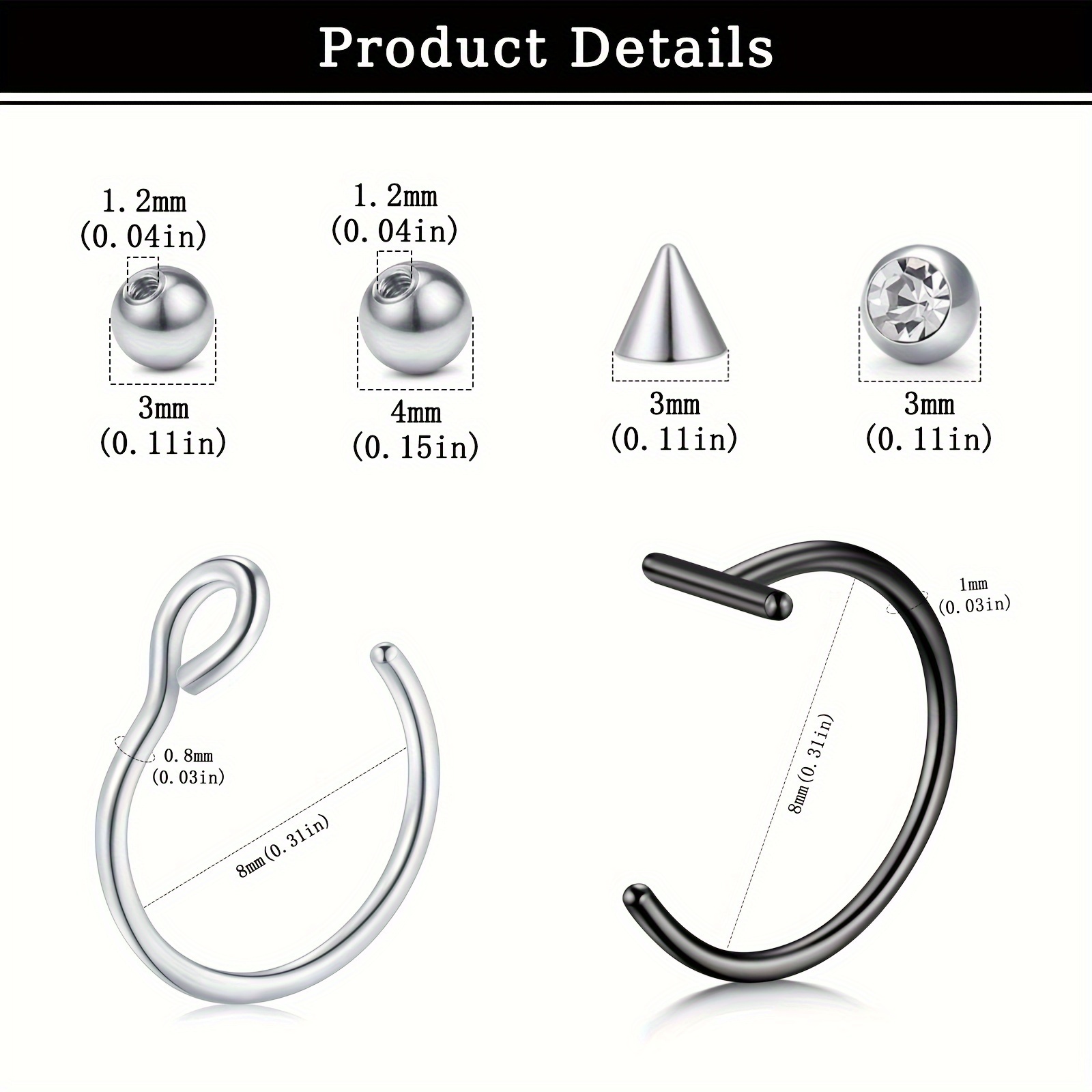 Sahte Piercingler Sahte Dudak  - Body Jewelry Ear Piercing incelemesi ve fiyatı