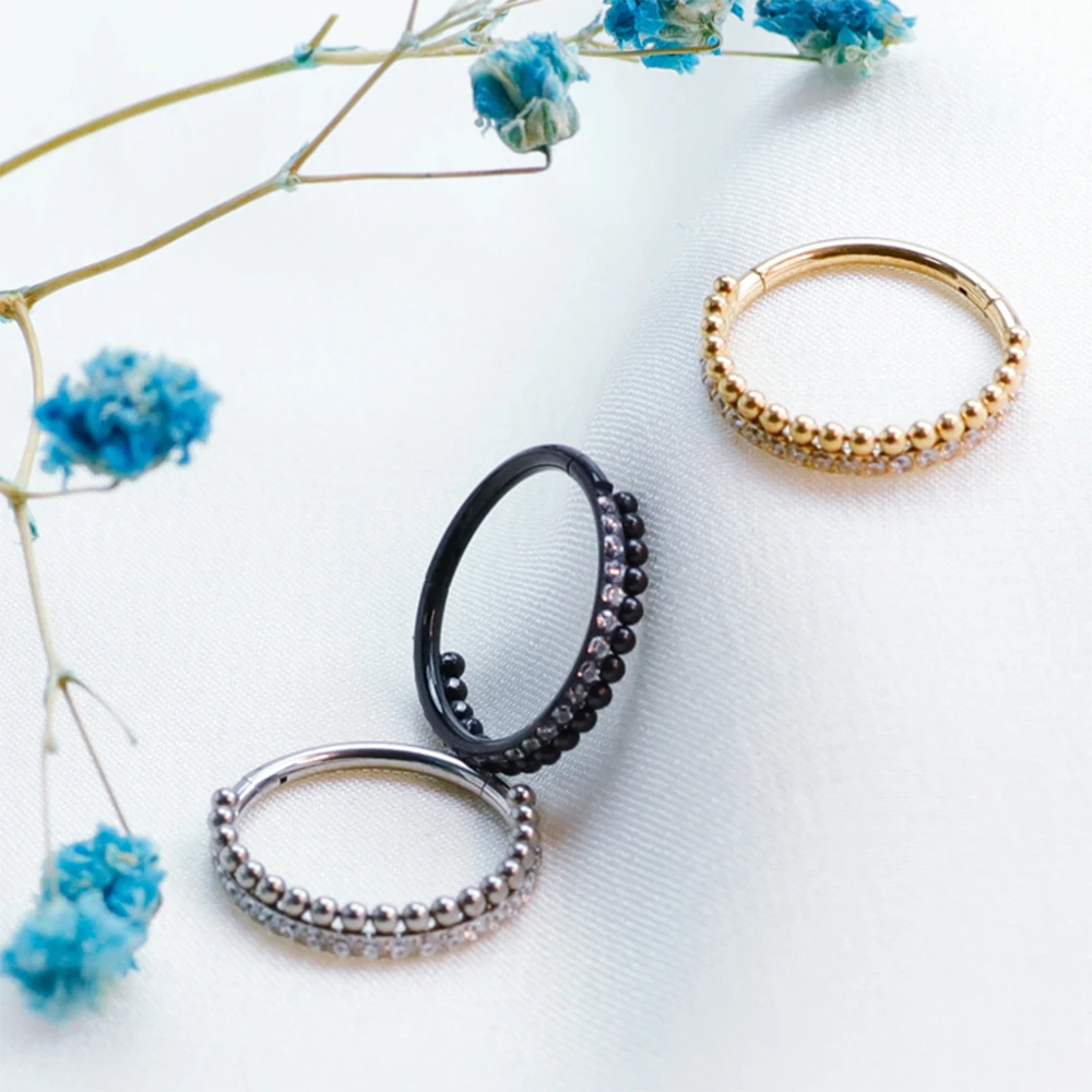 F136 Titanyum Burun septum hal - Septum Clicker Ring incelemesi ve fiyatı
