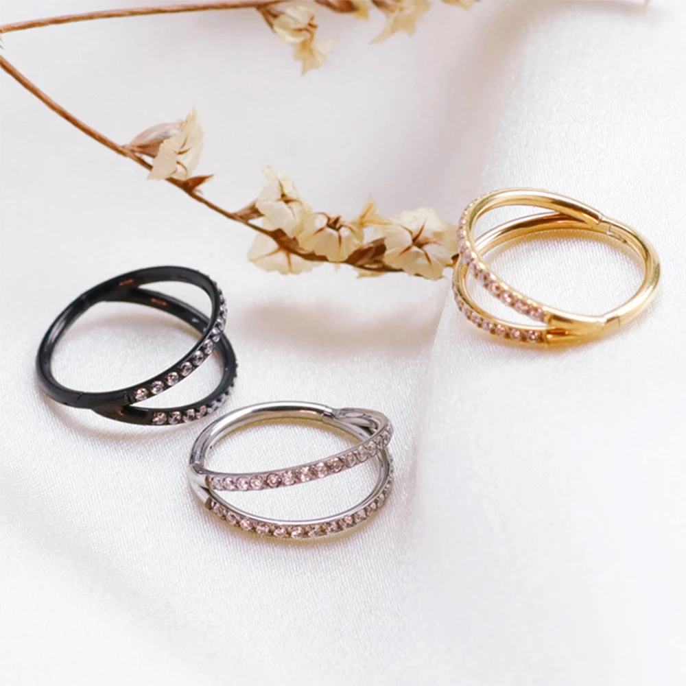 F136 Titanyum Burun septum hal - Septum Clicker Ring incelemesi ve fiyatı