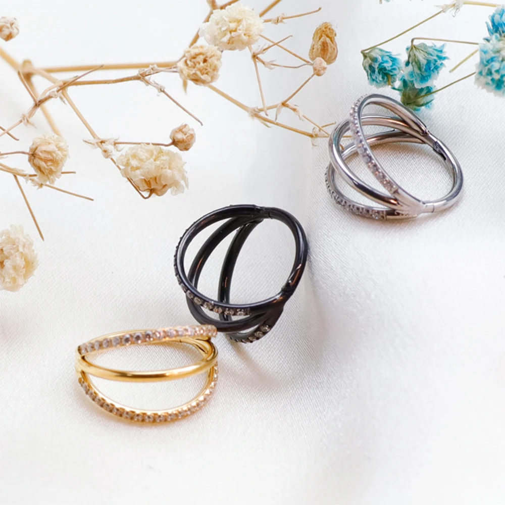 F136 Titanyum Burun septum hal - Septum Clicker Ring incelemesi ve fiyatı