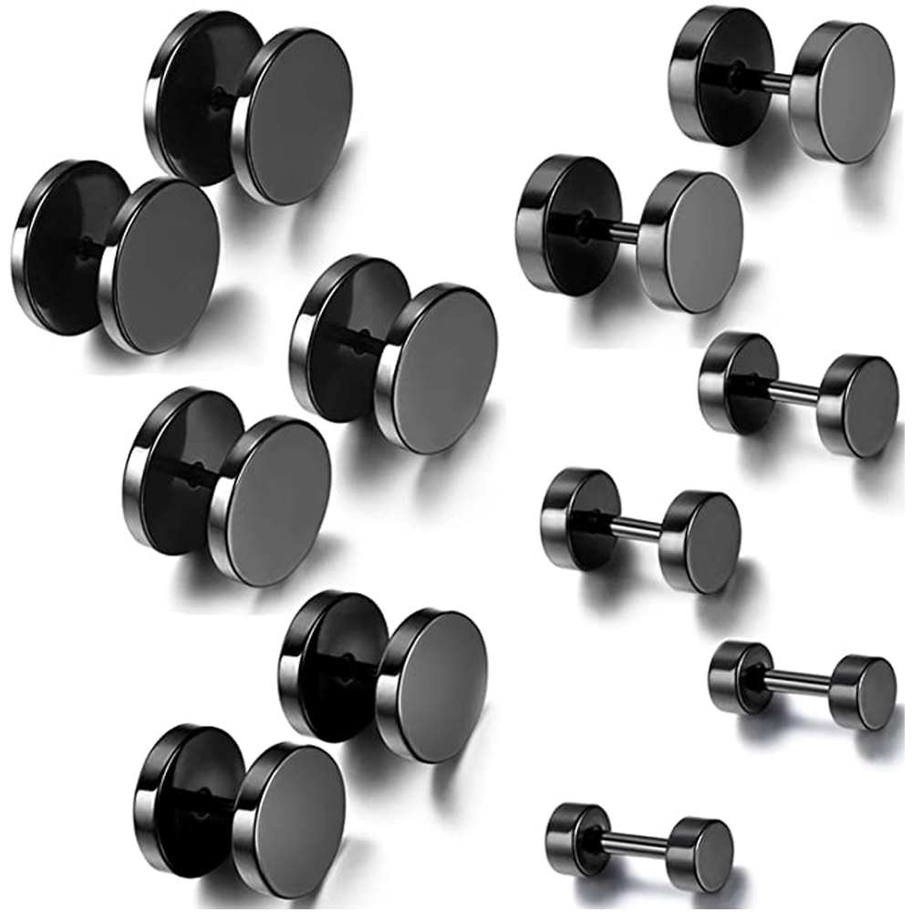 2 adet 3-14mm pişirme boya pas - Body Jewelry Barbell incelemesi ve fiyatı