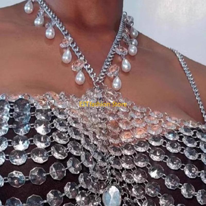 Y5GC Kadın Akrilik Kristal Süt - Body Jewelry Bra incelemesi ve fiyatı