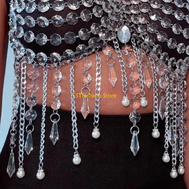 Y5GC Kadın Akrilik Kristal Süt - Body Jewelry Bra incelemesi ve fiyatı