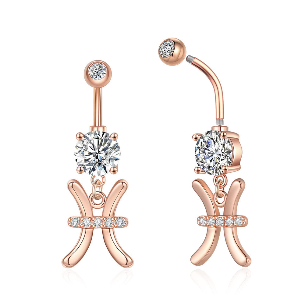 12 takımyıldızı serisi göbek P - Body Jewelry Barbell incelemesi ve fiyatı