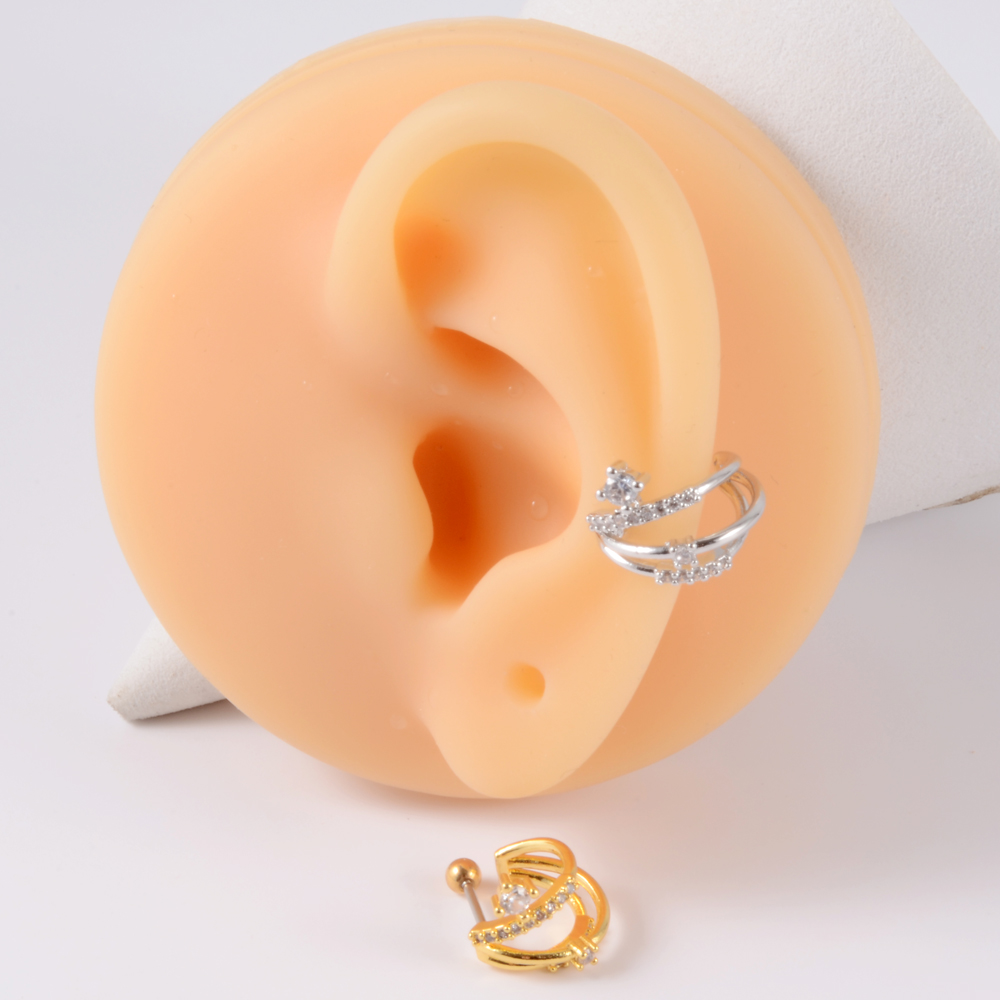 1 adet 16G bayanlar CZ Hoop ku - Conch Earring Hoop incelemesi ve fiyatı