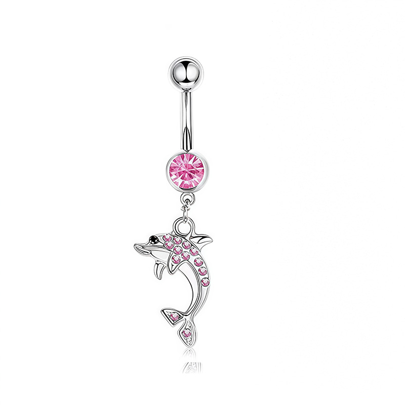 1 adet pembe taç göbek halkala - Body Jewelry Barbell incelemesi ve fiyatı