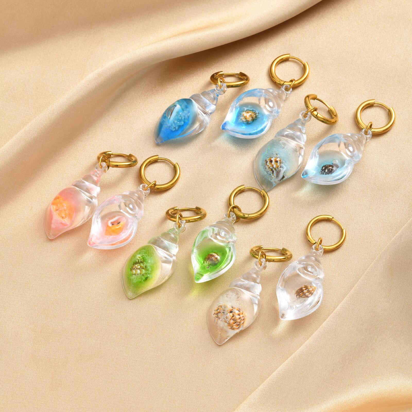 Kadınlar için deniz kabuğu hal - Conch Earring Hoop incelemesi ve fiyatı