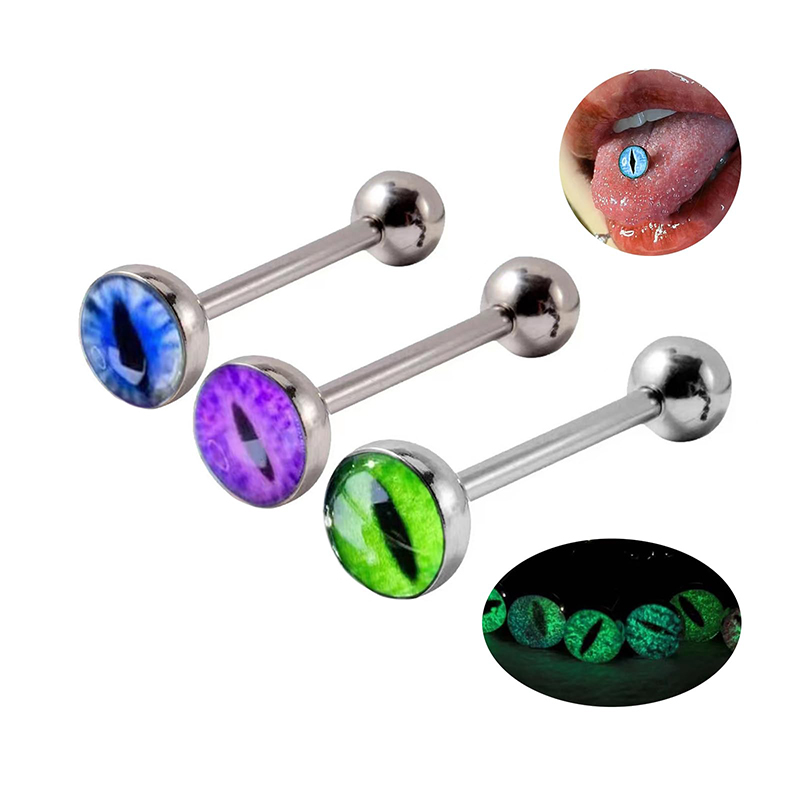 14G Karanlıkta Parlayan Ejderh - Body Jewelry Barbell incelemesi ve fiyatı