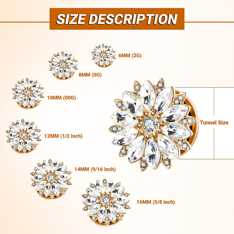 Kübik Zirkonyalı Kulak Tıkaçla - Body Jewelry Ear Piercing incelemesi ve fiyatı