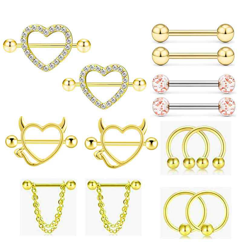 14G Paslanmaz Çelik Meme Ucu H - Body Jewelry Barbell incelemesi ve fiyatı