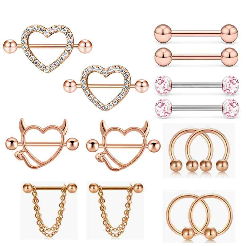 14G Paslanmaz Çelik Meme Ucu H - Body Jewelry Barbell incelemesi ve fiyatı
