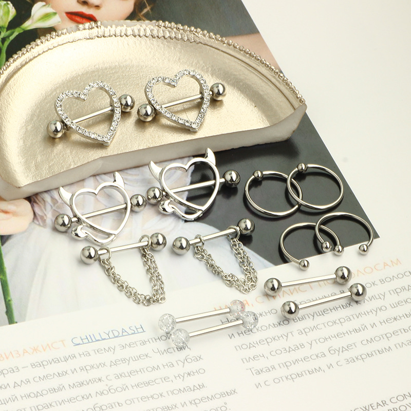 14G Paslanmaz Çelik Meme Ucu H - Body Jewelry Barbell incelemesi ve fiyatı
