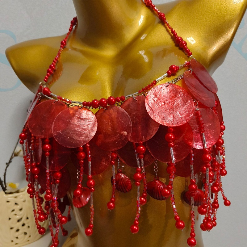 El Yapımı Işıltılı Denizkızı Ü - Body Jewelry Bra incelemesi ve fiyatı