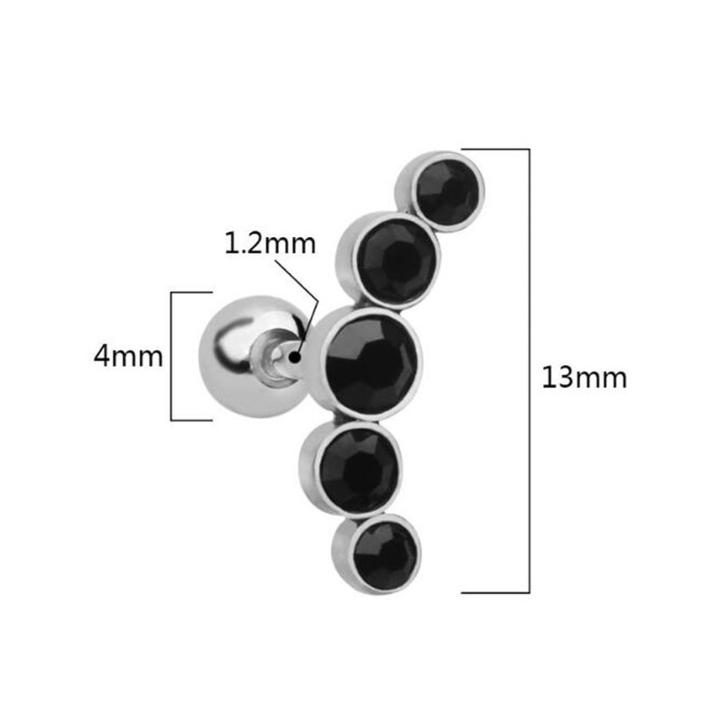 1 adet moda 16G paslanmaz çeli - Body Jewelry Ear Piercing incelemesi ve fiyatı