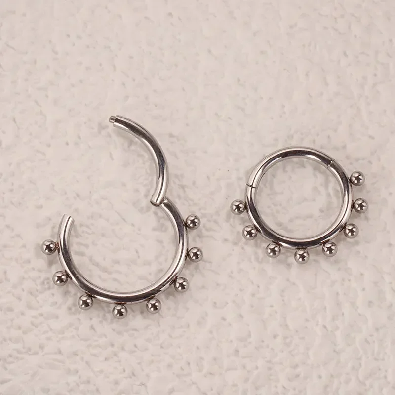 ASTM F136 Titanyum Antialerjik - Septum Clicker Ring incelemesi ve fiyatı