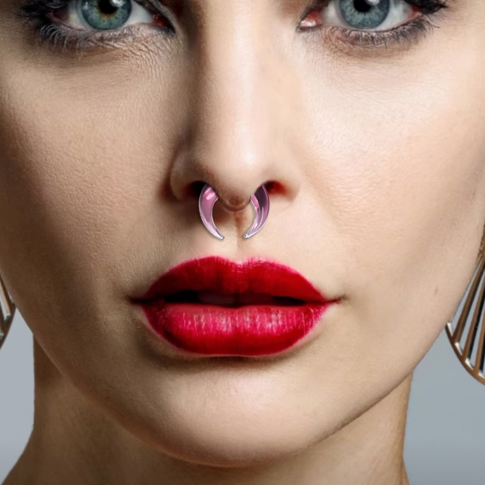 Doearko 1 adet moda rahat cam  - Septum Clicker Ring incelemesi ve fiyatı