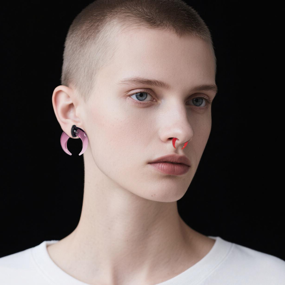 Doearko 1 adet moda rahat cam  - Septum Clicker Ring incelemesi ve fiyatı