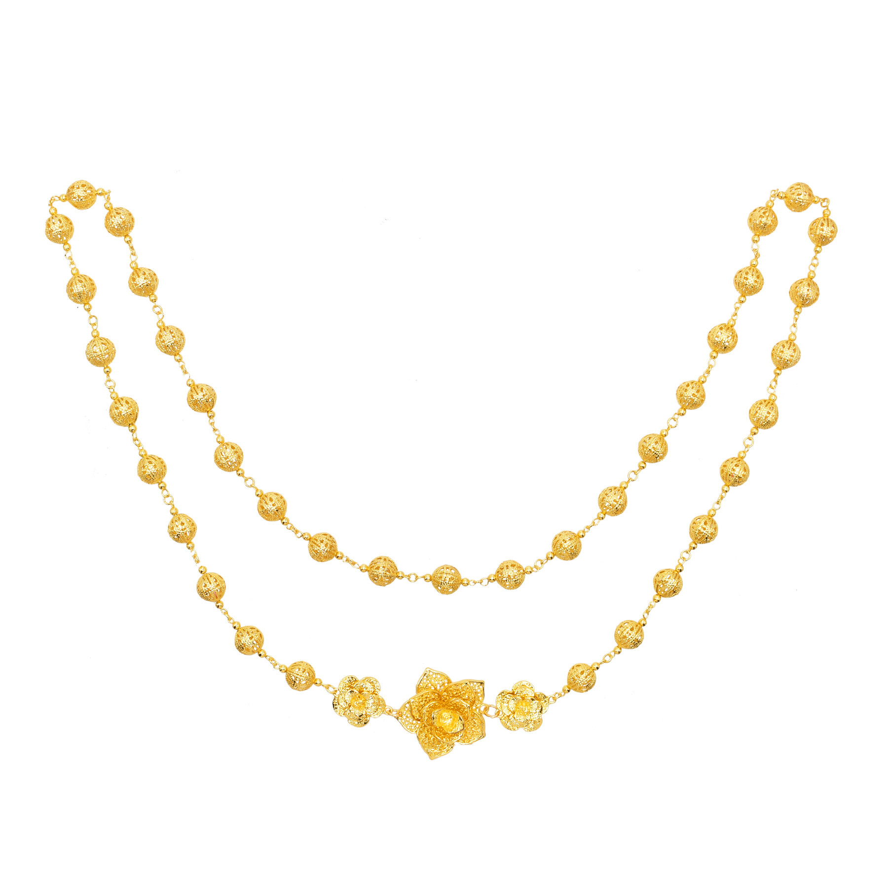120 Cm Altın Simli Hollow Top  - Body Jewelry Dubai incelemesi ve fiyatı