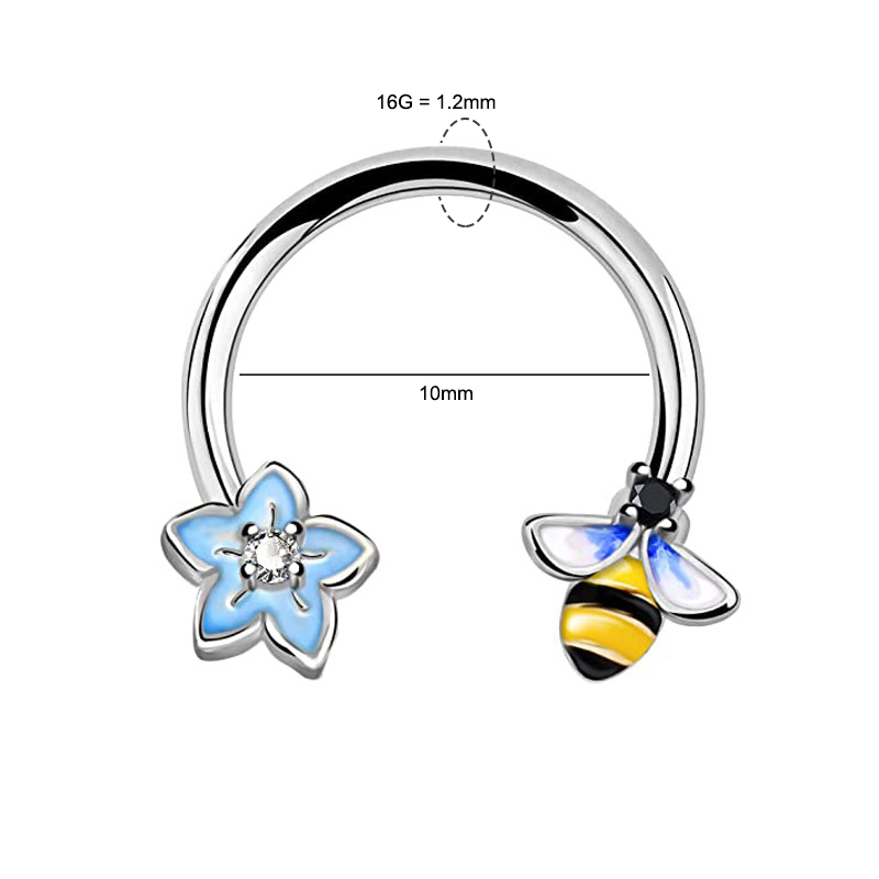 16G Septum Halkası Daith Pierc - Body Jewelry Ear Piercing incelemesi ve fiyatı