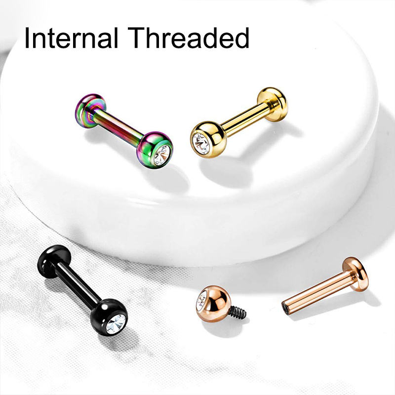 16G Cerrahi Çelik Toplu CZ Dud - Body Jewelry Ear Piercing incelemesi ve fiyatı
