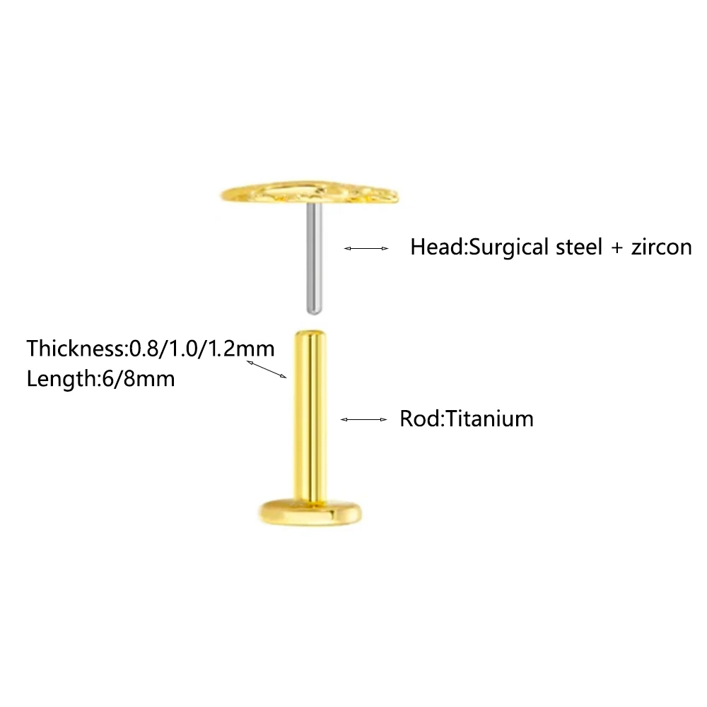 ASTM F136 G23 Titanyum Çiçek D - Conch Earring Hoop incelemesi ve fiyatı