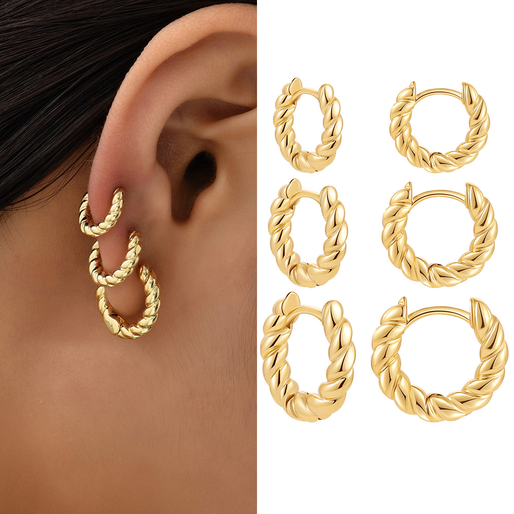 12/14/16mm Trendy Bükülmüş Küç - Conch Earring Hoop incelemesi ve fiyatı