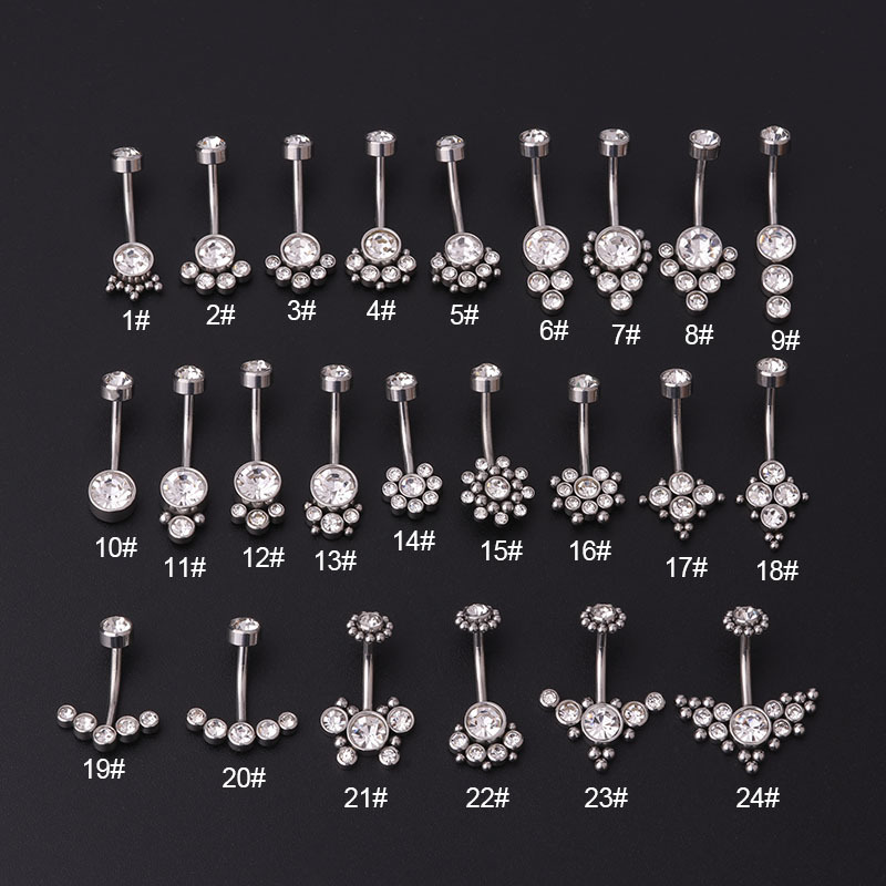 Zirkon Altın Göbek Halkaları P - Body Jewelry Barbell incelemesi ve fiyatı
