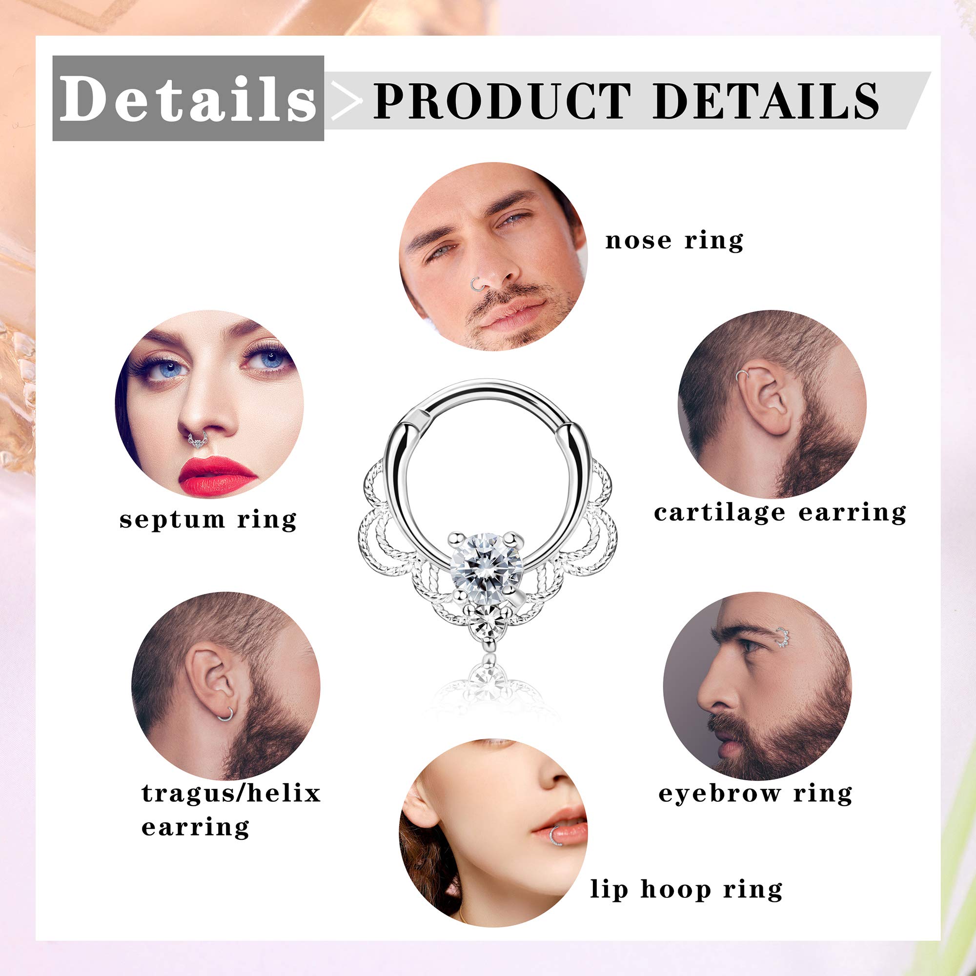 Drperfect 16G Septum Clicker Y - Septum Clicker Ring incelemesi ve fiyatı