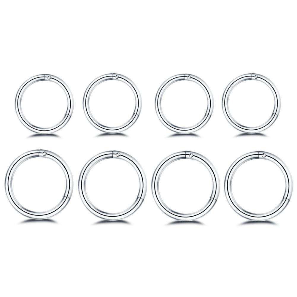 8 adet cerrahi paslanmaz çelik - Septum Clicker Ring incelemesi ve fiyatı