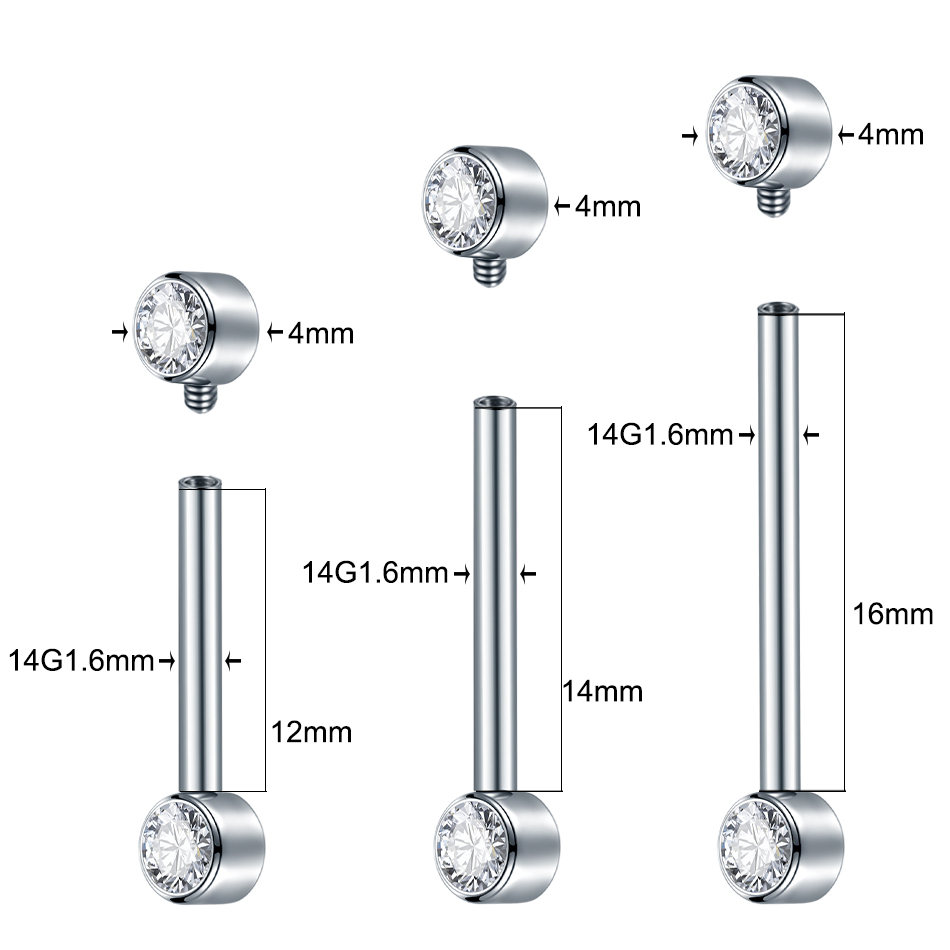1/5 adet İmplant Sınıf Titanyu - Body Jewelry Implant Grade Titanium incelemesi ve fiyatı