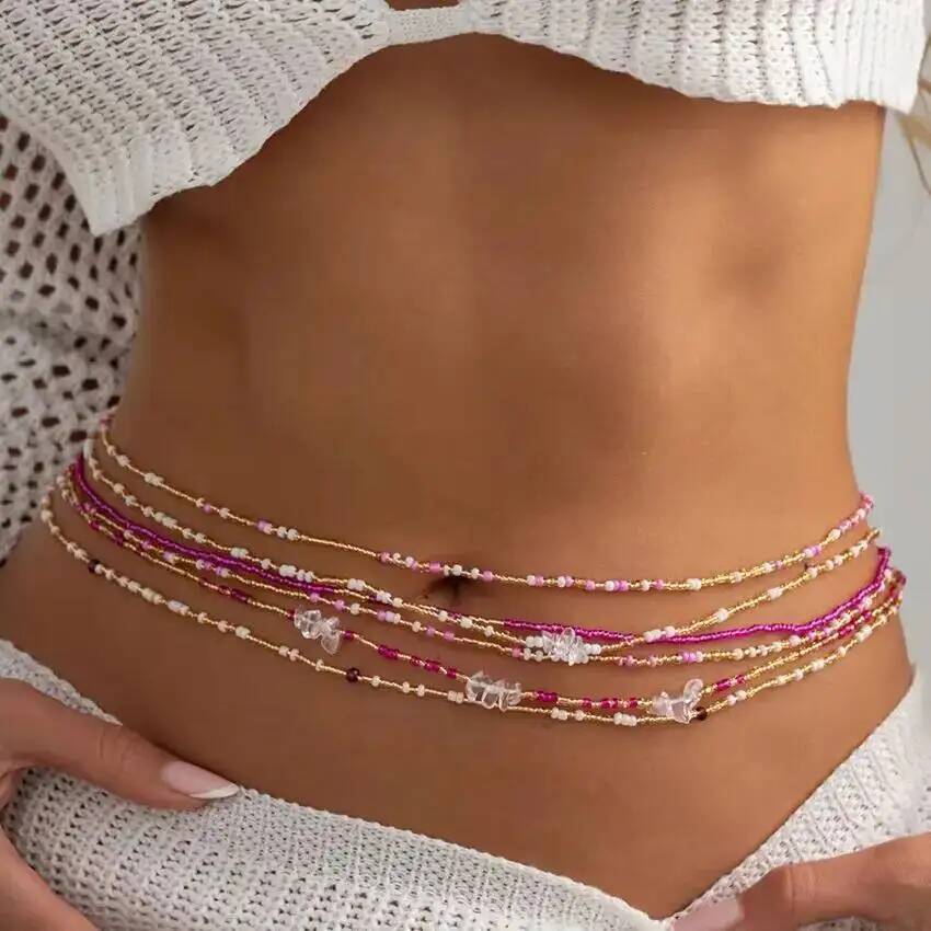 SHIXIN 6 Parça/Set Boho Renkli - Body Jewelry In Bulk incelemesi ve fiyatı